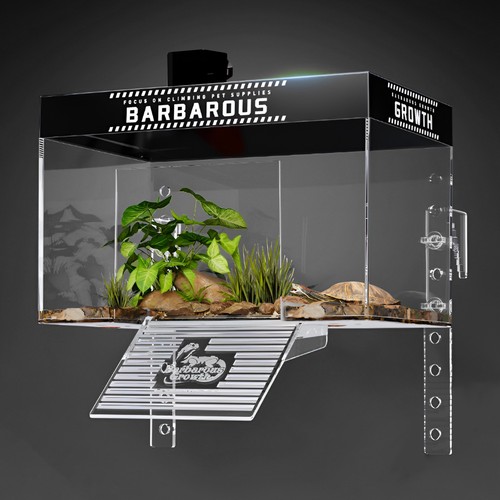 Turtle basking platform with - basking,
