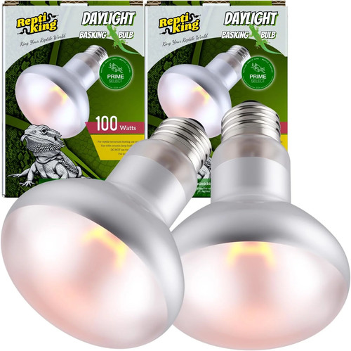 Reptile heat bulb lamp - heat, 2-pack