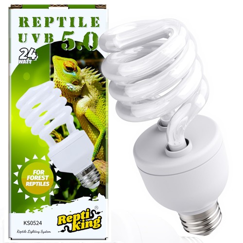 Uvb reptile light uvb5 24w - uvb,