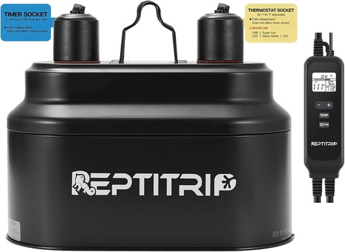Dual reptile lamp - dual, fixture