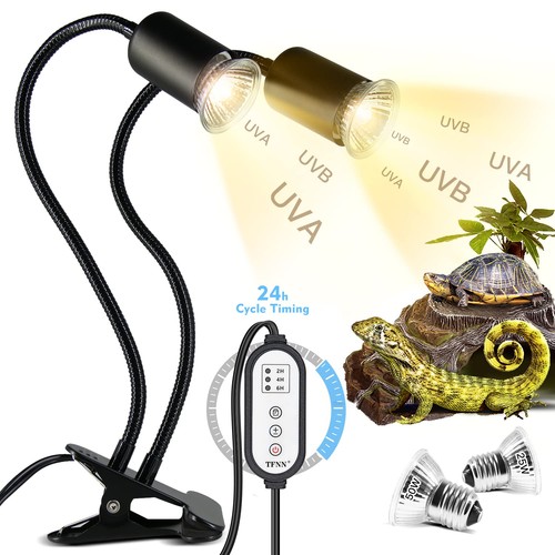 Double head reptile heat lamp - reptile,