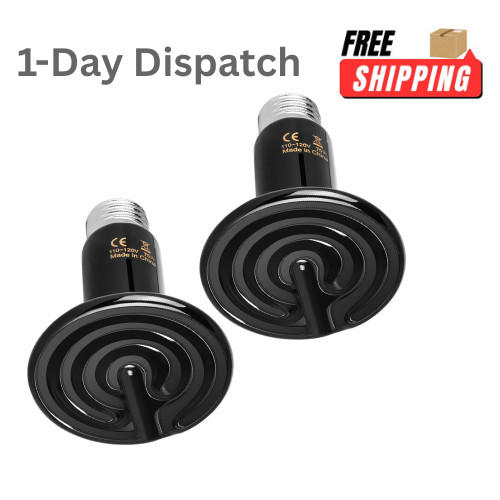 75w ceramic heat emitter bulb - heat,
