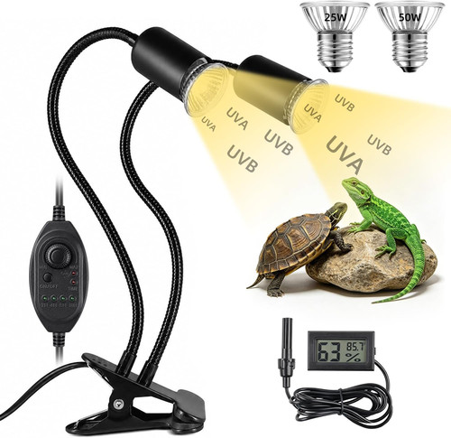 Reptile heat lamp with 24h - reptile,