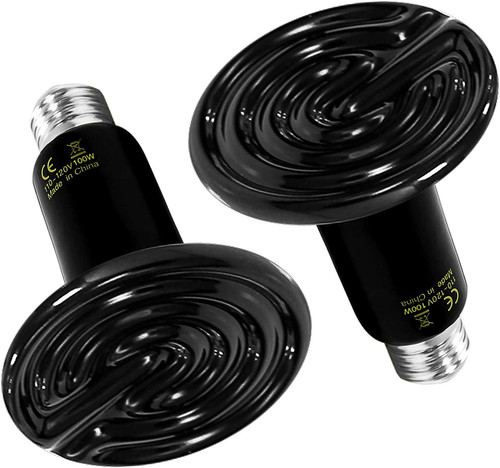 Reptile heat lamp 100w - lamp, ceramic