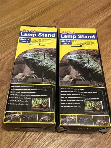 Qty reptile lamp stand - 2,