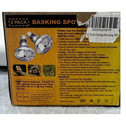 Dqc reptile basking heat lamp - reptile,