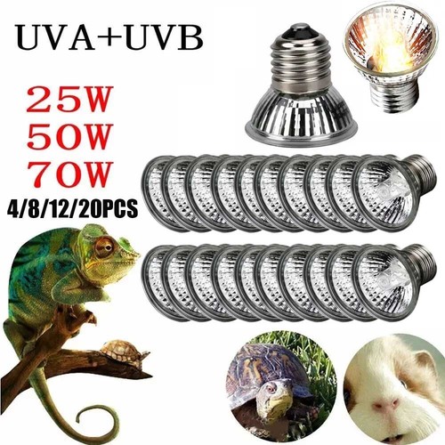 20pcs uva uvb - 4/8/12/20pcs, 25/50/75w