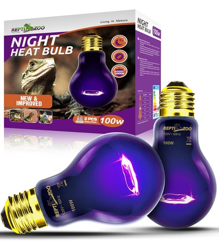 2pack reptile heat lamp - lamp, 100w